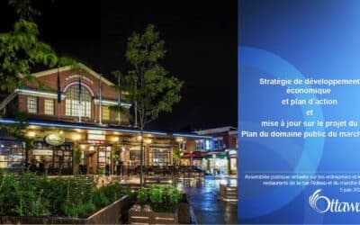 Assemblée publique virtuelle sur les entreprises et les restaurants de la rue Rideau et du marché By