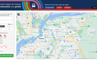 Le nouveau planificateur de trajet de L’autobus réinventé 