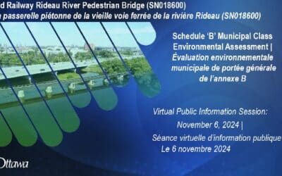 Pont piétonnier de l’ancien chemin de fer de la rivière Rideau