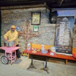 Alan Neeff aux commandes de la machine de barbe à papa, gracieuseté de Dreammind Foundation.