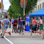 Applaudissements des coureurs pendant le marathon.