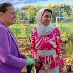 Stéphanie Plante et Aalya Helal Al Shehhi, chargée d'affaires à l’ambassade des Émirats arabes unis.