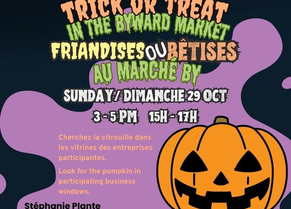 Trick or Treat in the ByWard Market