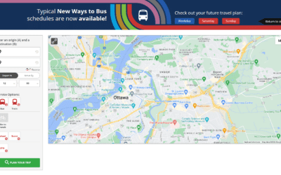 OC Transpo’s New Ways to Bus Travel Planner