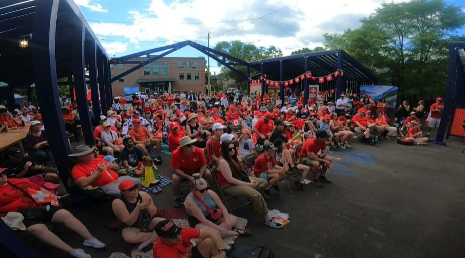 Swiss soccer fans hold watch party in Ottawa for World Cup match against Canada